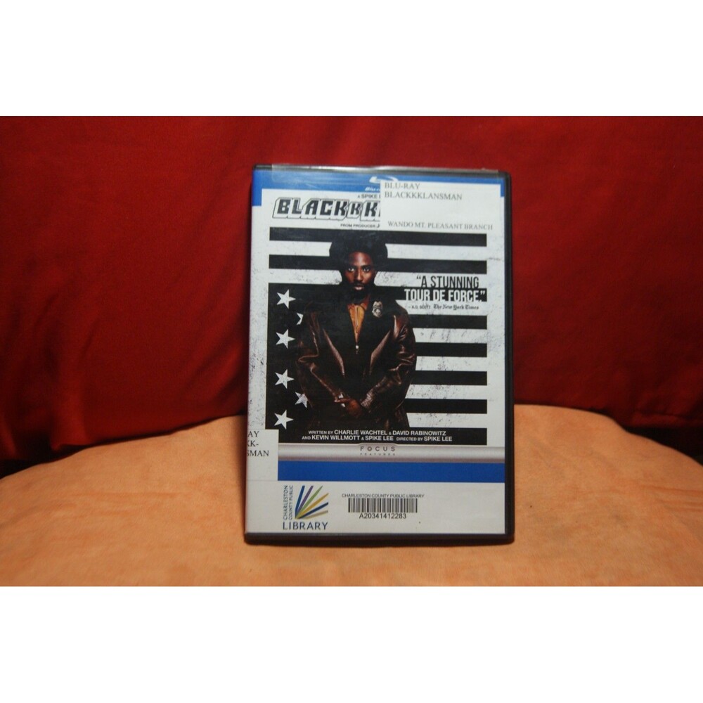 Blackk Klansman BLU RAY Adam Driver Comedy X-Rental Library Funny Undercover!!